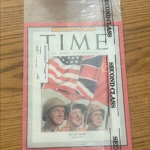 1945 TIME magazine special commemorative issue the big three
